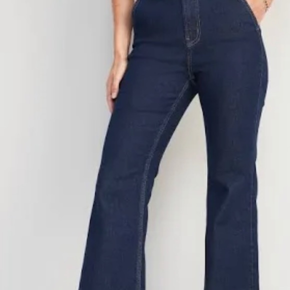 Old Navy dramatic flared jeans vintage dead stock brand new with tags perfect - Picture 7 of 14